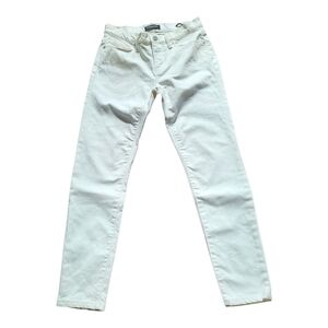 Banana Republic Women's White Skinny Jeans - Size 25P